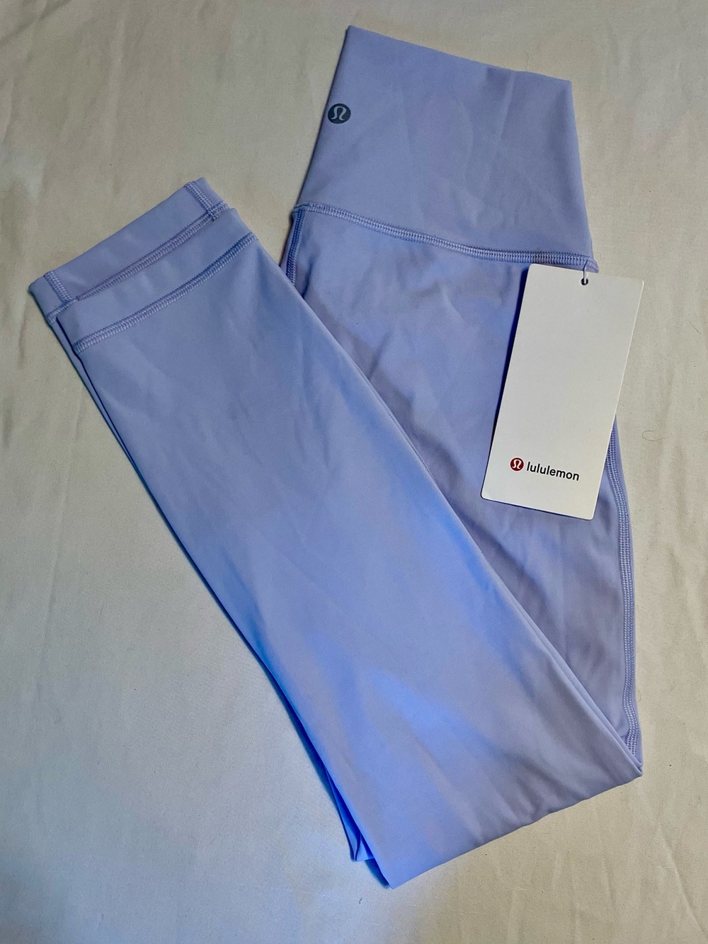 Lululemon Wunder Under HR Crop 23” Pastel Blue Luxtreme Size 4 NWT High Rise